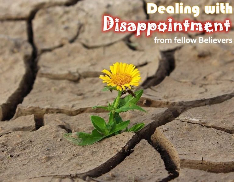 Dealing with Disappointments that come from Fellow Believers